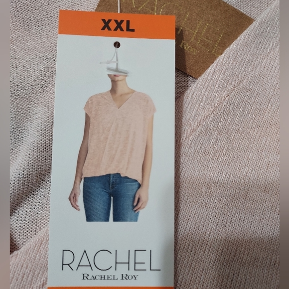 Rachel Roy Blush Draped Top NWT - Picture 3 of 3